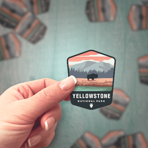 Yellowstone National Park Sticker