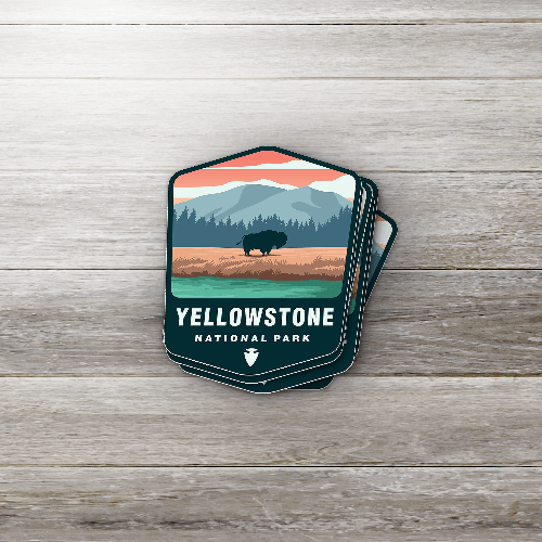 Yellowstone National Park Sticker