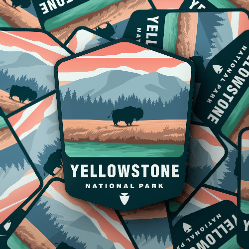 Yellowstone National Park Sticker