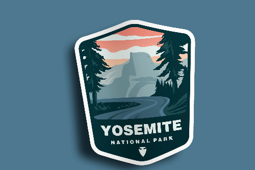 Yosemite National Park Sticker