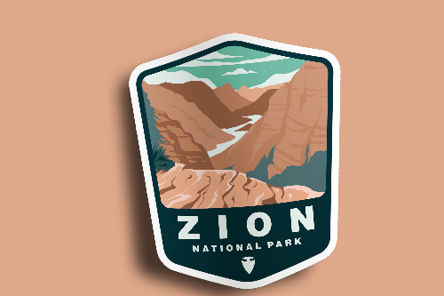 Zion National Park Sticker