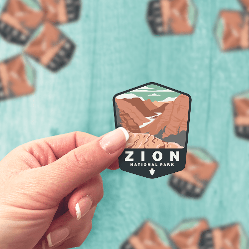 Zion National Park Sticker