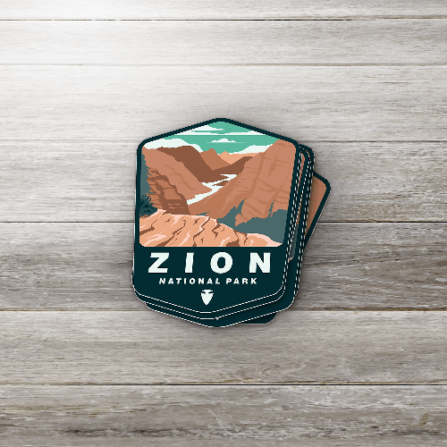 Zion National Park Sticker