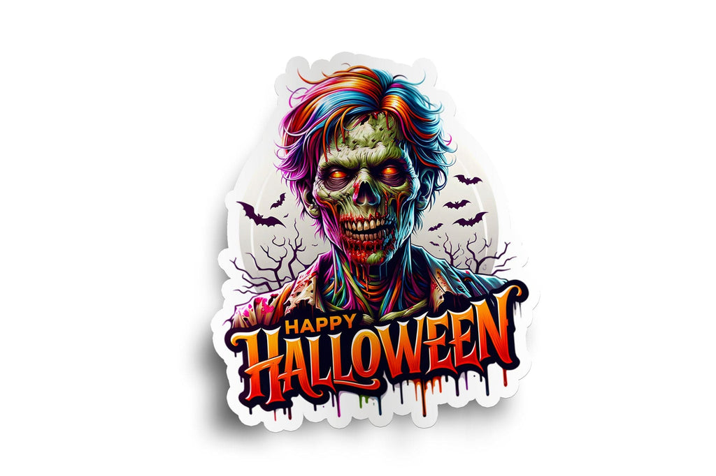 Zombie Halloween Sticker