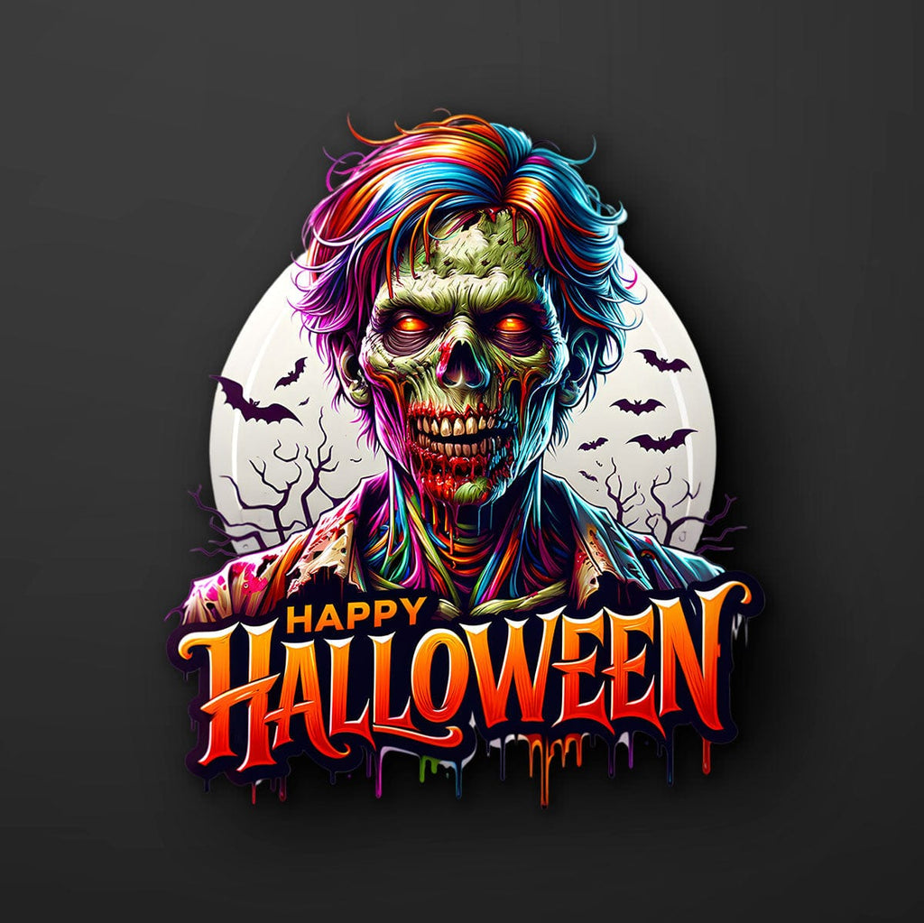 Zombie Halloween Sticker